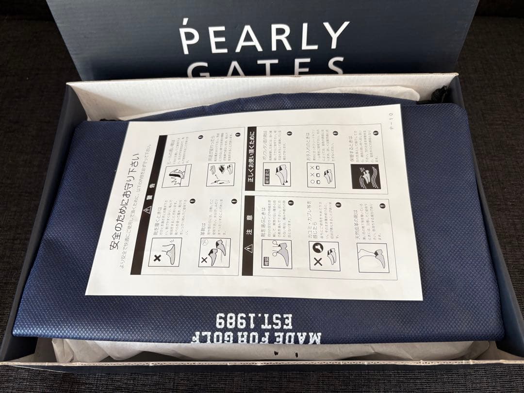 【新品 未使用品】PEARLY GATES 89 ゴルフ シューズ　25.5cm