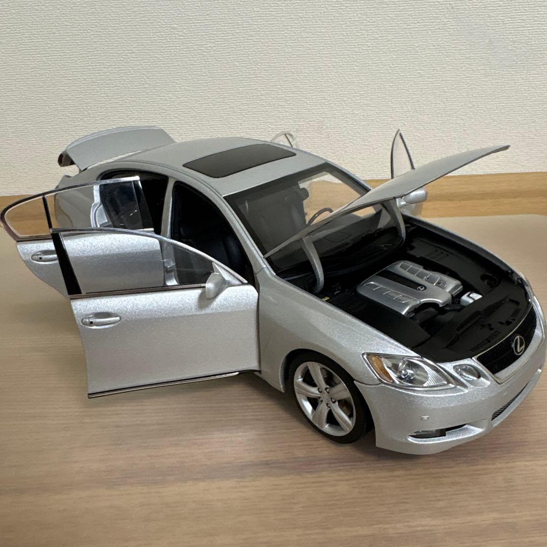 オートアート　レクサス GS 430 シルバー 1/18 ミニカー