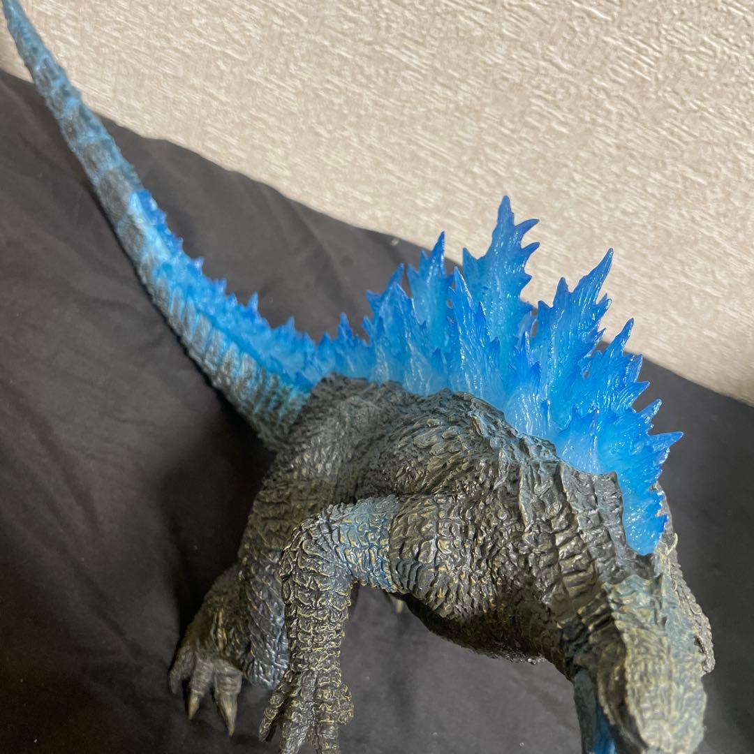 ゴジラ フィギュア 青と黒 約30cm
