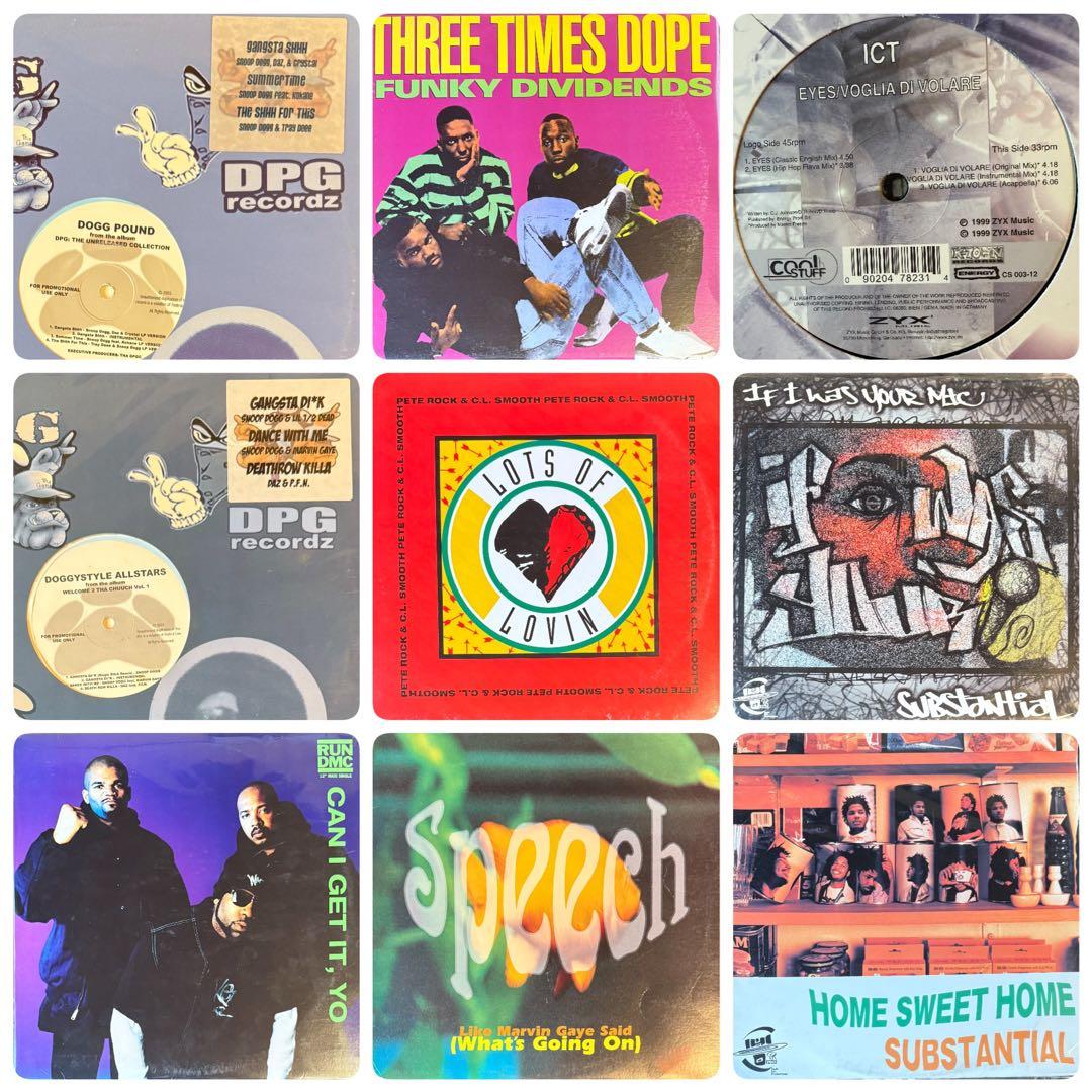 90年台HIPHOPクラシックレコードセット 送料込み