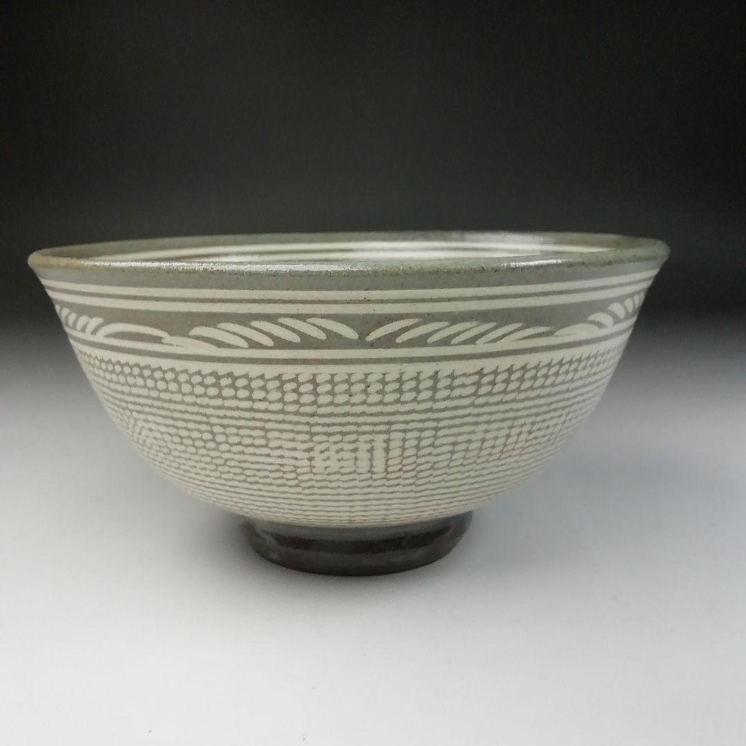 Ｔ９８　茶碗　『三島　茶碗』『瑞昌陶房窯』『柳昌坤 作』　共箱　抹茶碗　茶道具