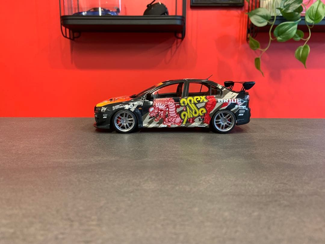 NFS PS仕様 1/24 アオシマ 完成品 ランエボ ニードフォースピード