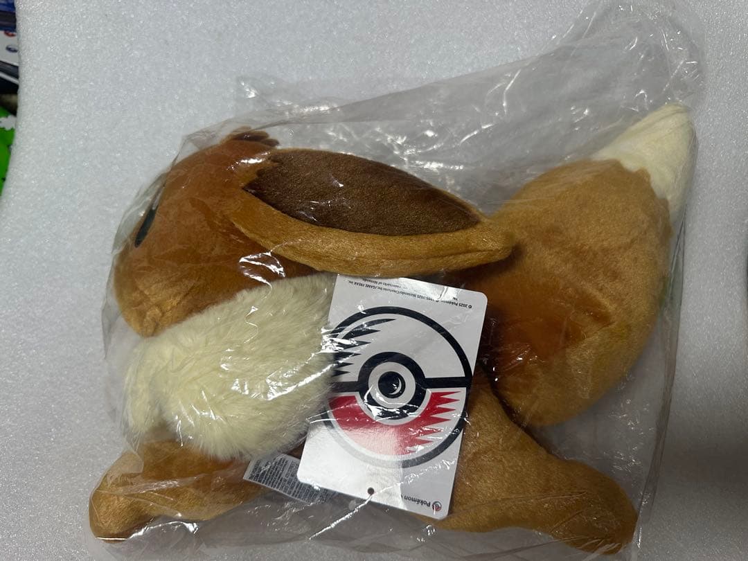 ぬいぐるみ 等身大イーブイ 寝そべり 新品②