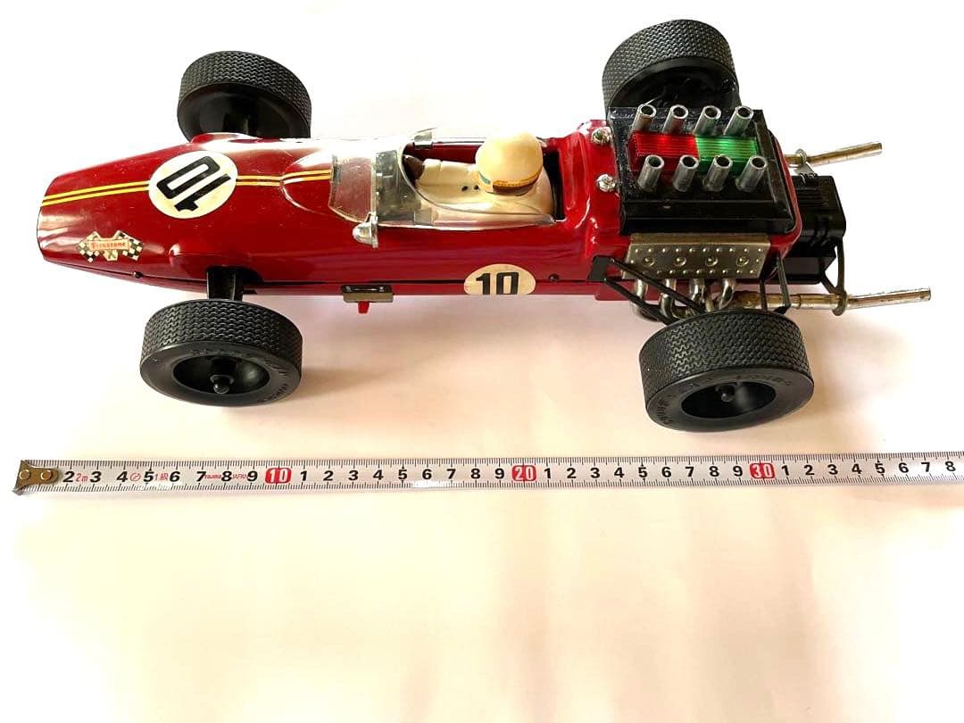 超レトロ　バンダイ　ブリキ　レーシングカー　STP