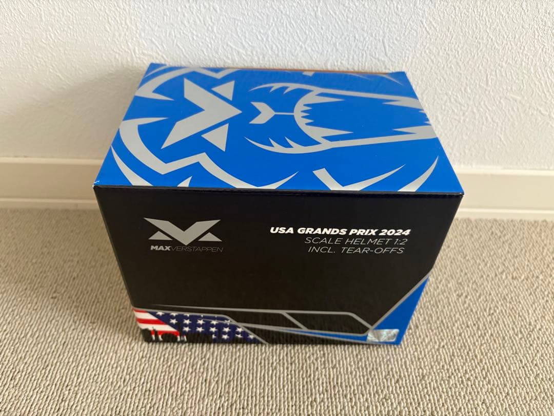 【新品・オマケ付】マックス フェルスタッペン1/2ヘルメット 2024 USA