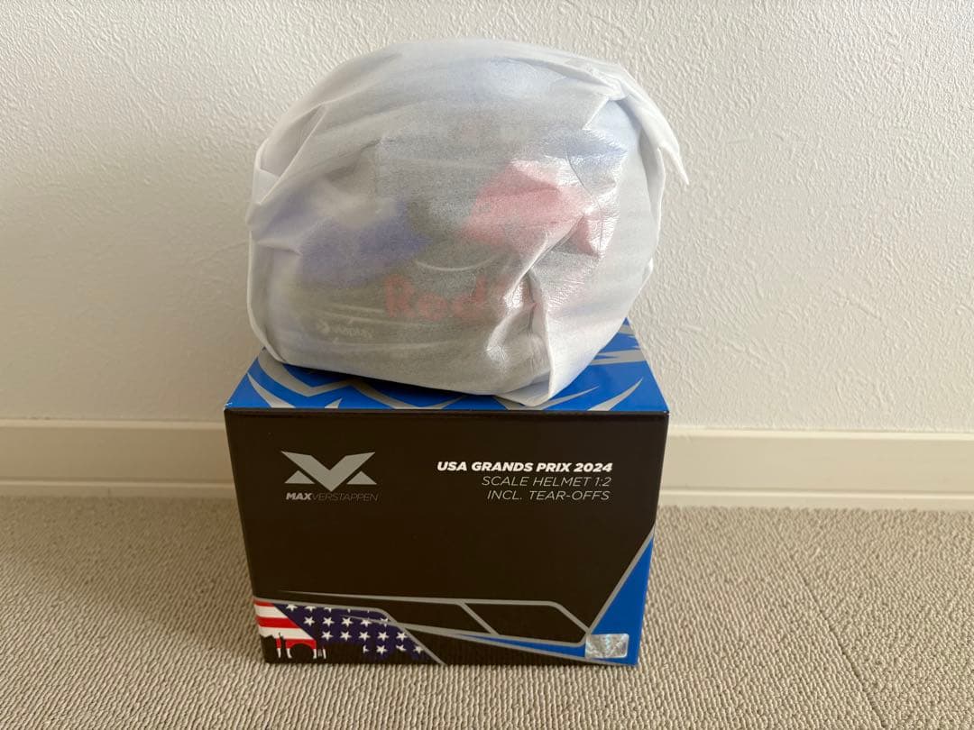 【新品・オマケ付】マックス フェルスタッペン1/2ヘルメット 2024 USA