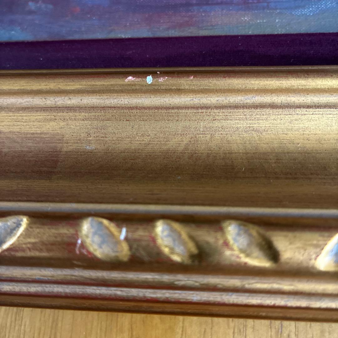 新道繁 油彩 SM「呉渕の皿」