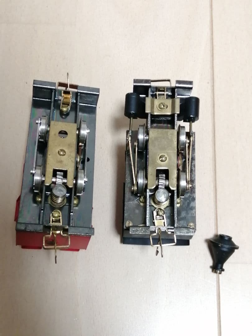 骨董HOゲージ つぼみ堂 蒸気機関車＆ディーゼル＋貨車２両 美品