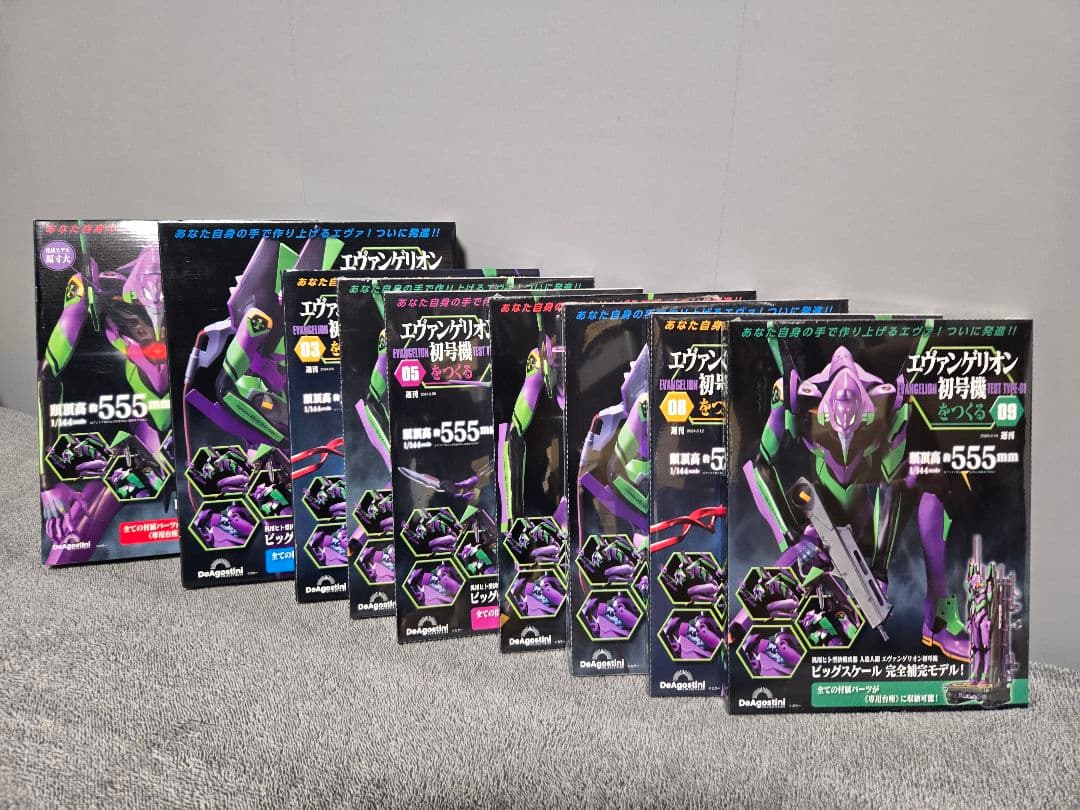 未使用　デアゴスティーニ　エヴァ初号機1～100+特典付　オプションフルセット