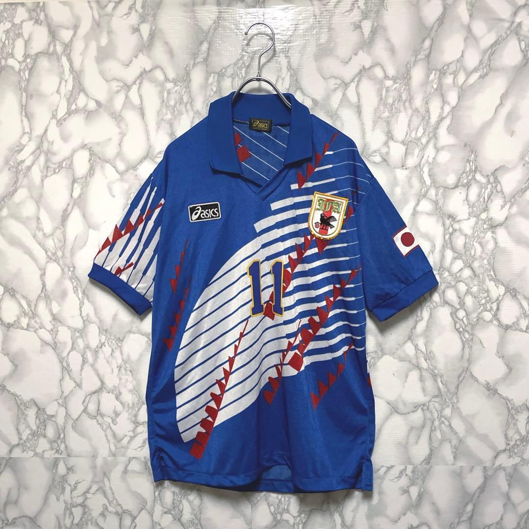 1994年 日本代表 ユニフォーム ドーハの悲劇 三浦知良 カズ アシックス