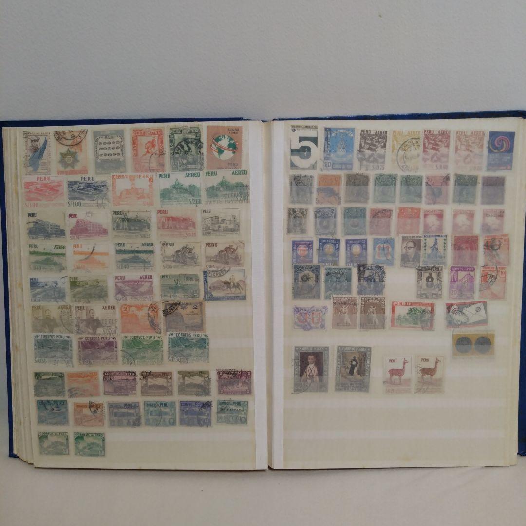 切手　外国/海外　使用済(一部未使用)　約1900枚 まとめ売り　中南米諸国中心