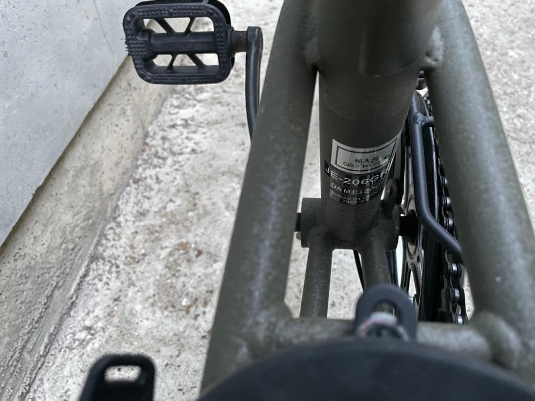 近隣配達可能　JEEP ミニベロ　折りたたみ自転車　JE-206