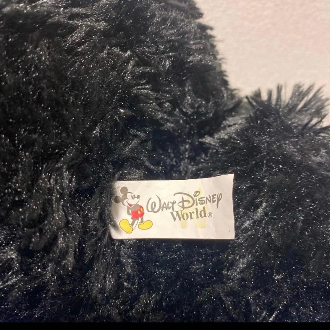 WDW ディズニーベア ブラック ビーズ　Sサイズ ダッフィー　ぬいぐるみ