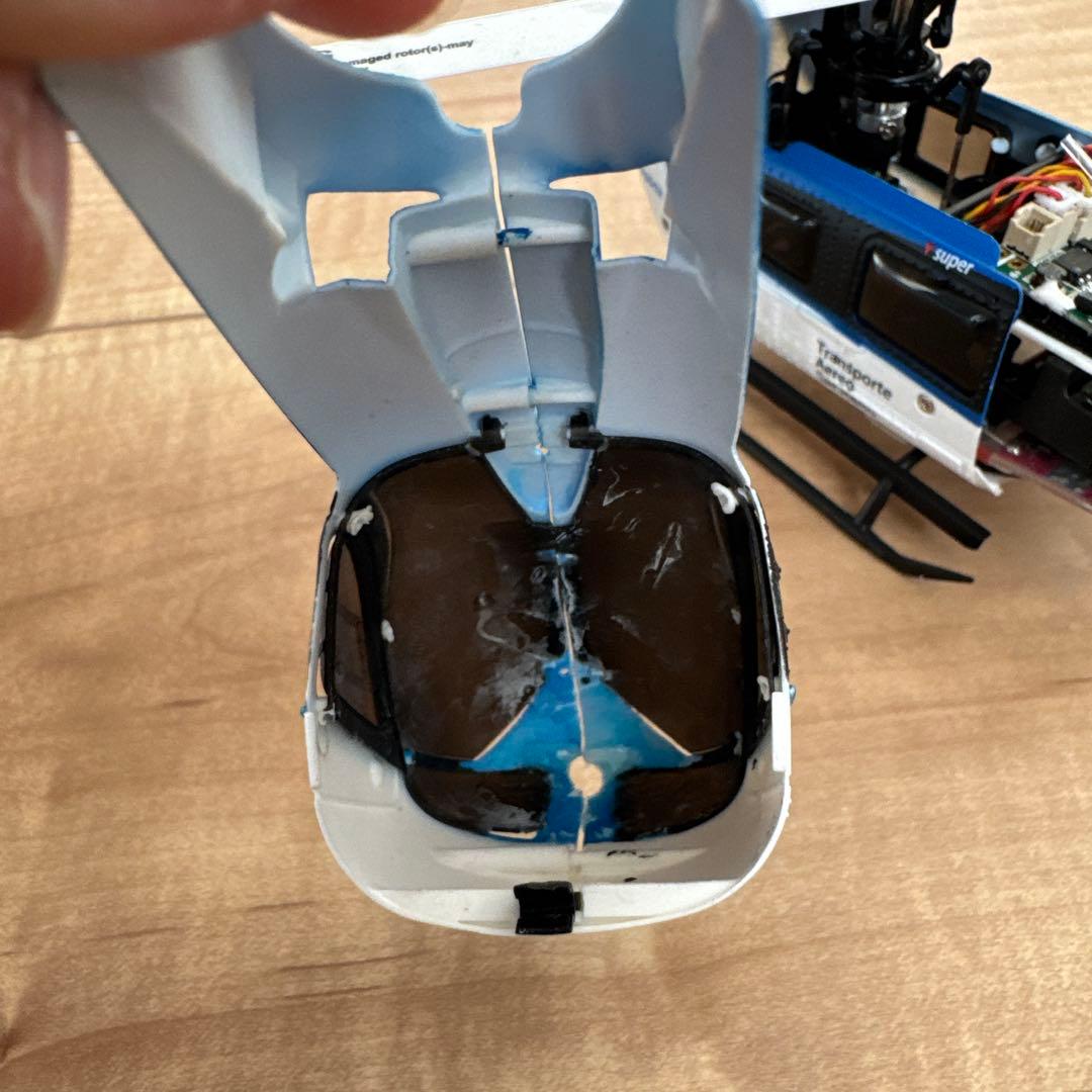 ぼちぼち！HiTEC XK EC145 K124 ラジコンヘリ　少々難アリ