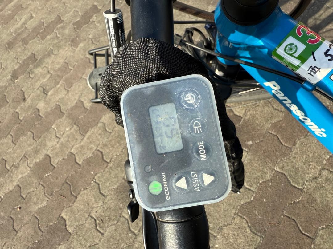 【引き取り】Panasonic ハリヤ電動アシスト自転車 ブルー