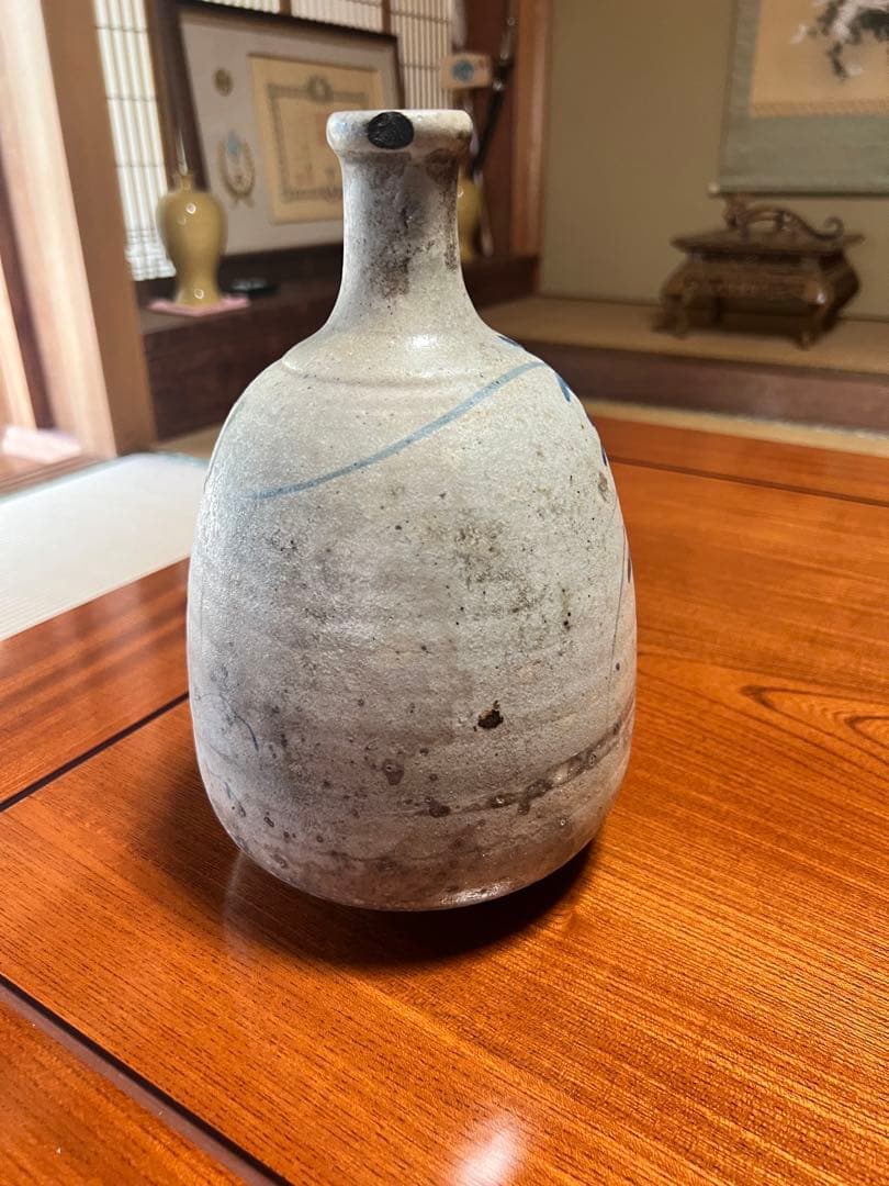 出雲楽山焼 骨董品 アンティーク 瓶  壺
