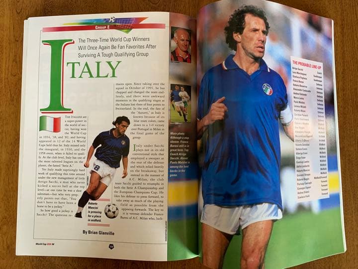入手不可能！World Cup USA 94 公式プログラム