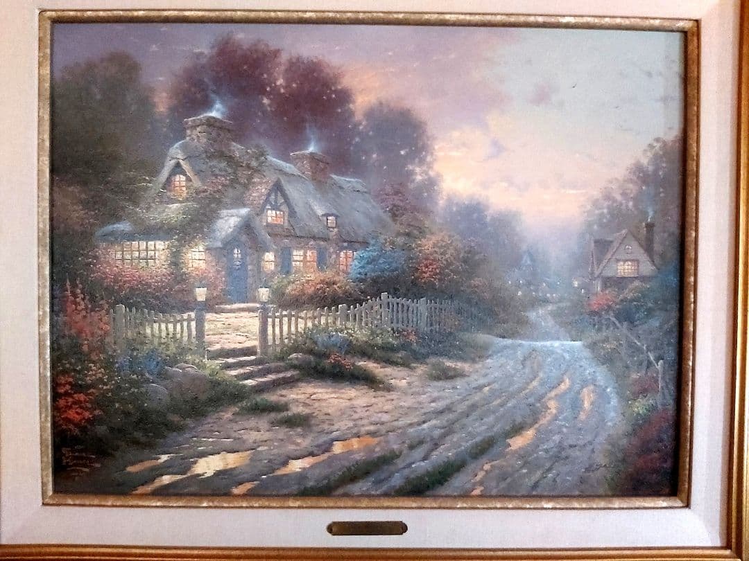 トーマス キンケード絵画 TEACUP COTTAGE