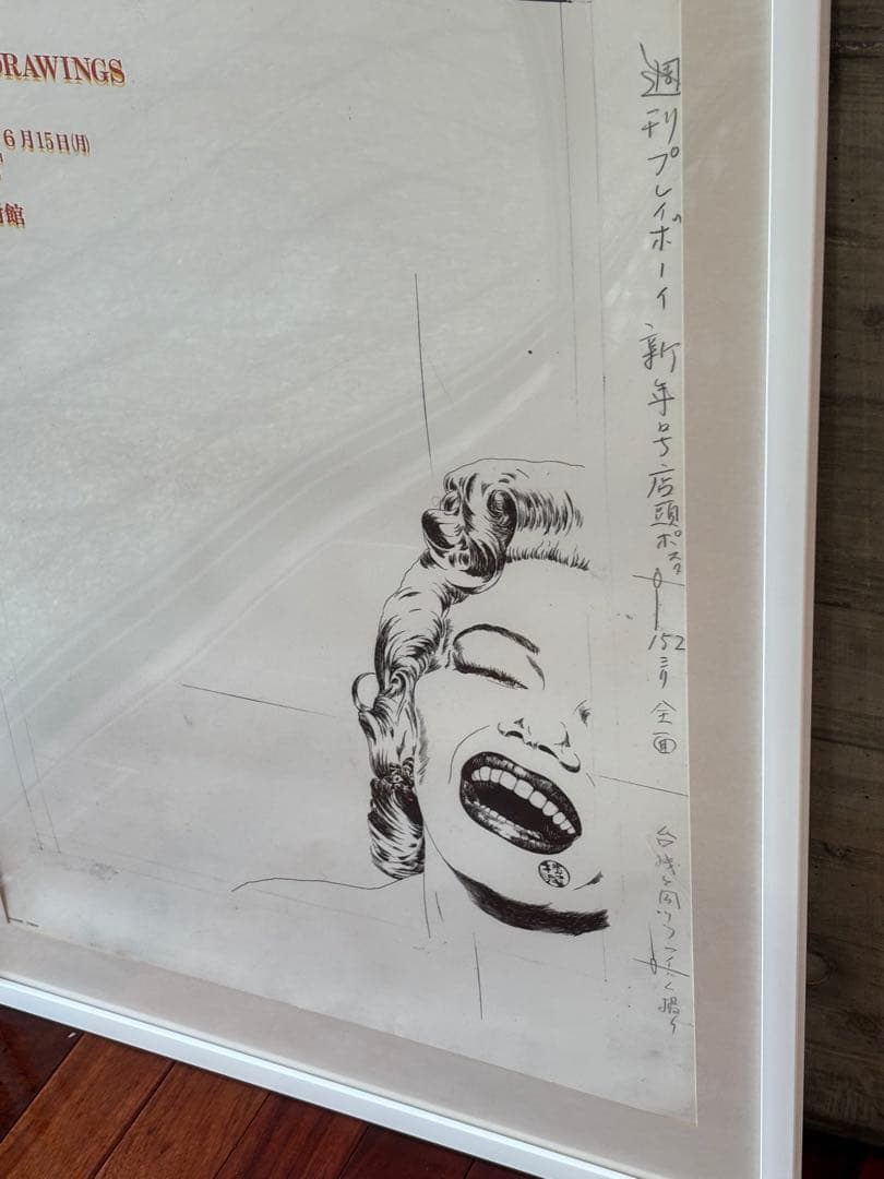 大人気　横尾忠則ポスター額装　TADANORI YOKOO プレイボーイ