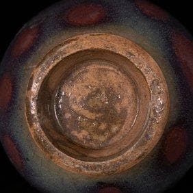 宋俊窯の蓮葉蓋壺