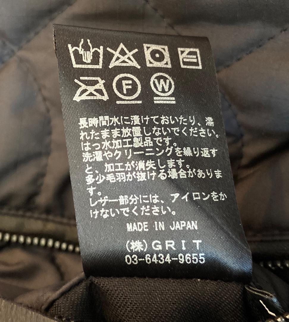 OBSIDIAN/オブシディアン　キルティングダウンブルゾン