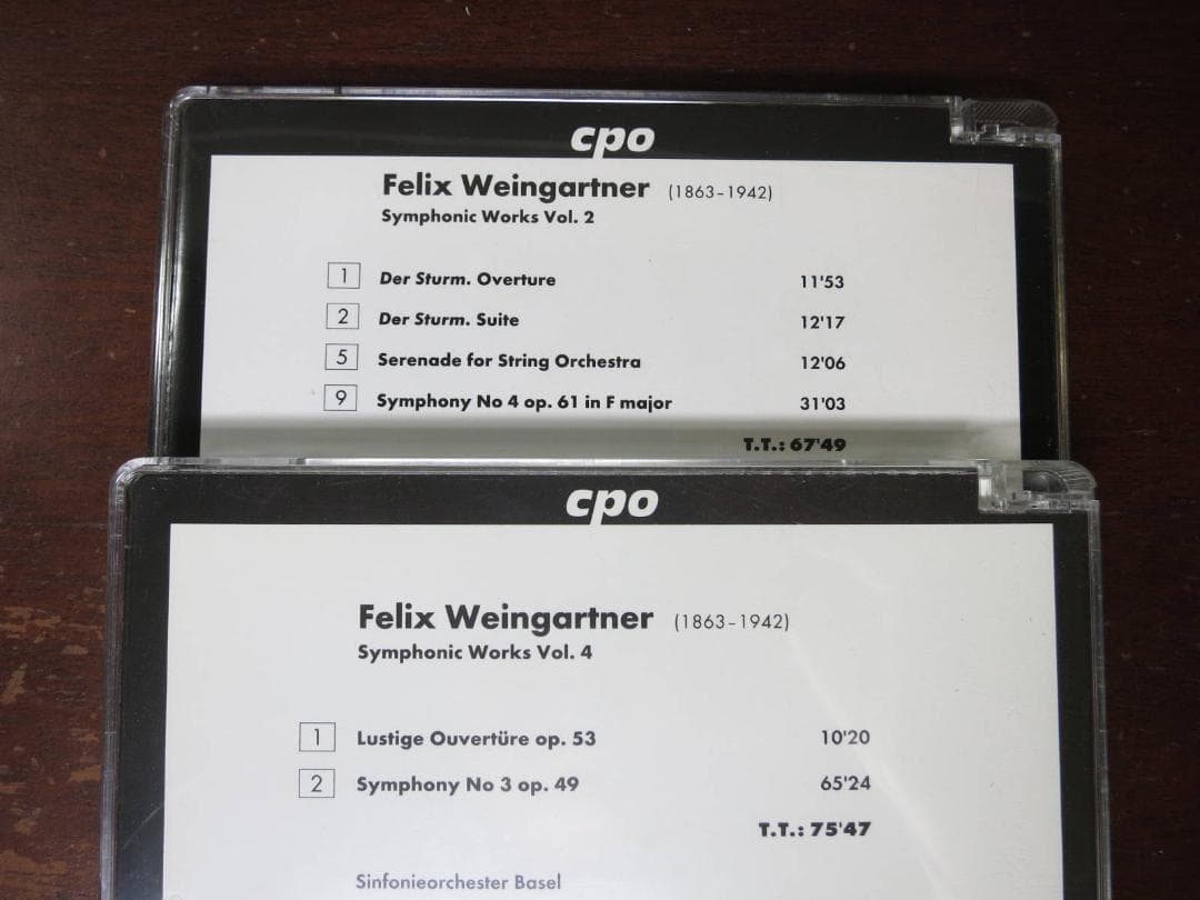 ワインガルトナー　交響曲第１～６番＆管弦楽作品集　CD６枚セット　希少良品