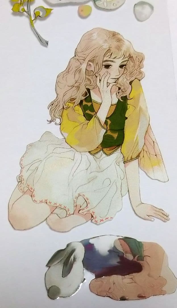 J652＃秘境(PET)talkness切り売り海外人物マステ女の子