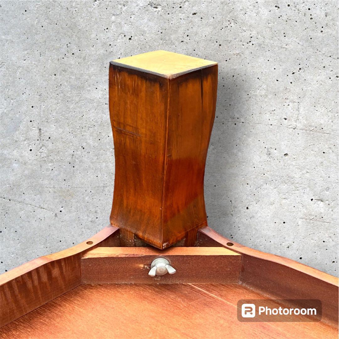 【アンティーク】木製 座卓 座敷机 ローテーブル 昭和レトロ 古家具 古民具