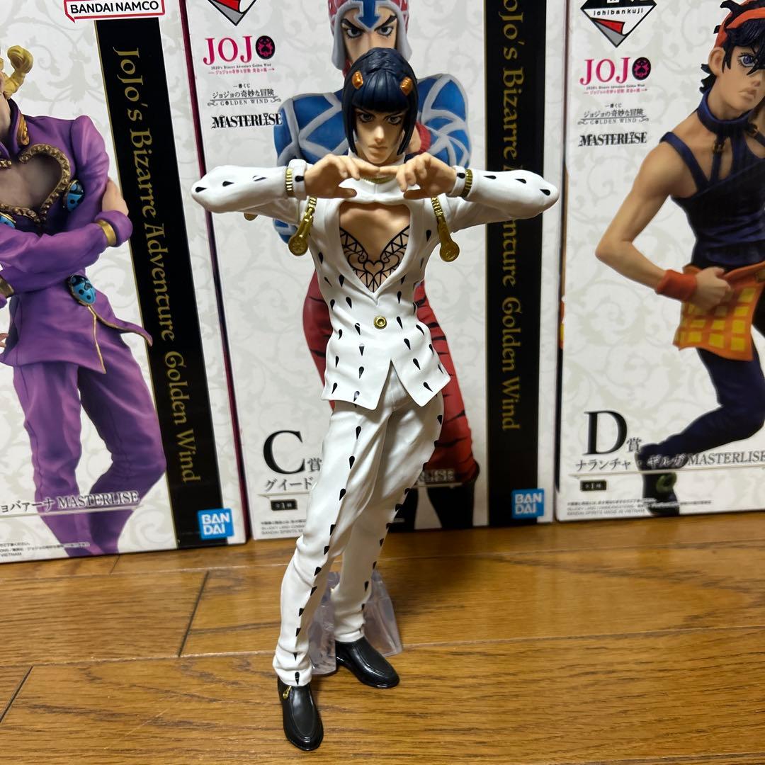 ジョジョの奇妙な冒険　一番くじ　GOLDEN WINDフィギュア　全種