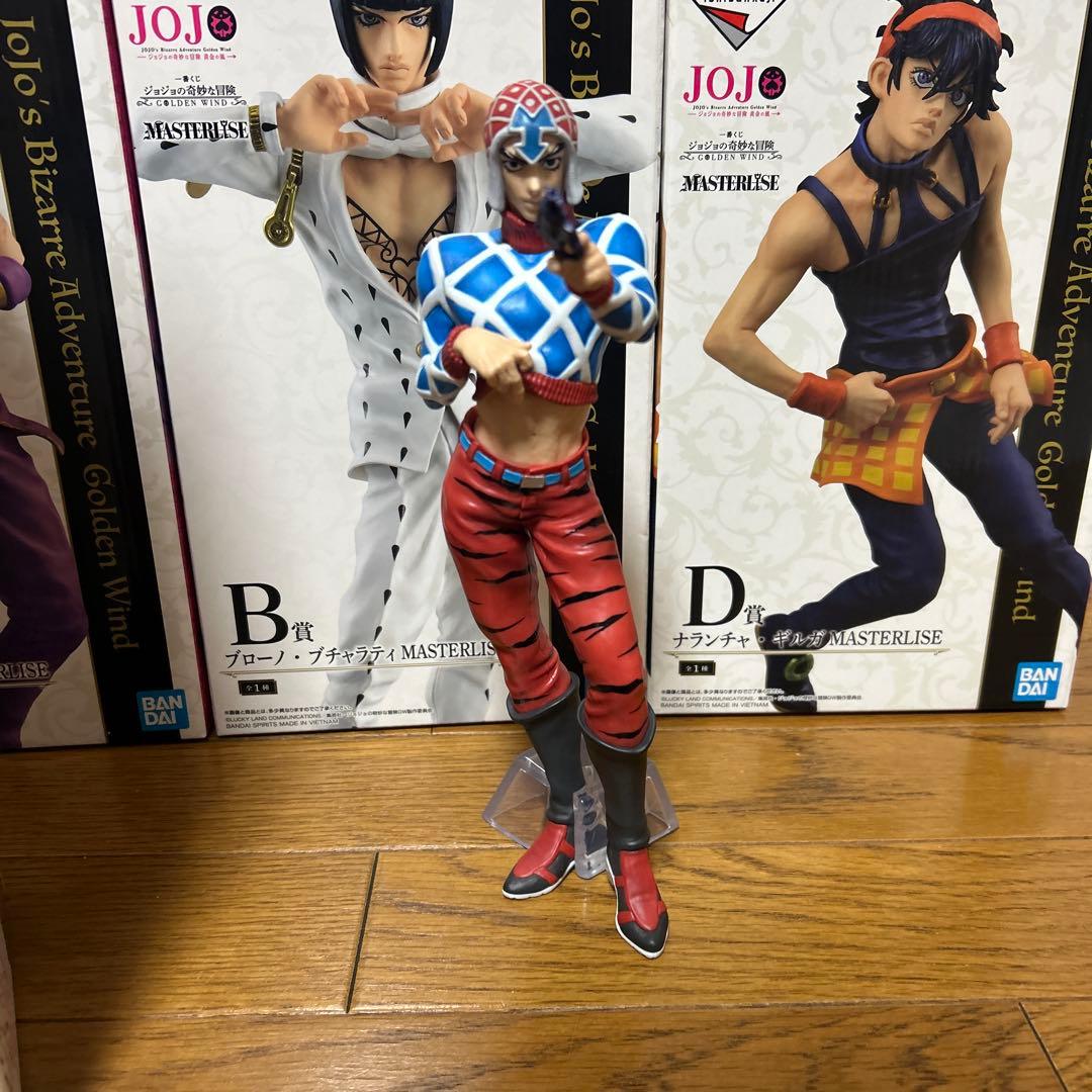 ジョジョの奇妙な冒険　一番くじ　GOLDEN WINDフィギュア　全種