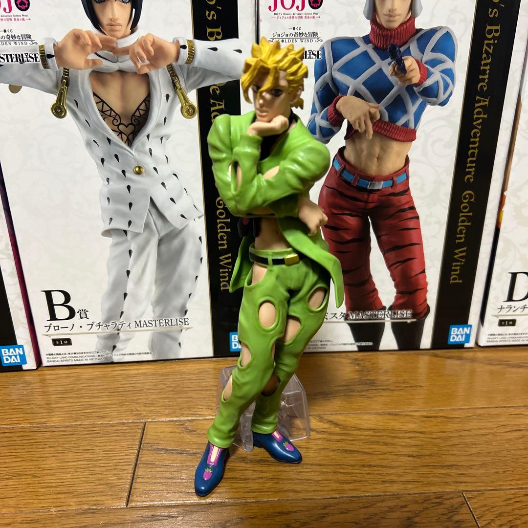 ジョジョの奇妙な冒険　一番くじ　GOLDEN WINDフィギュア　全種