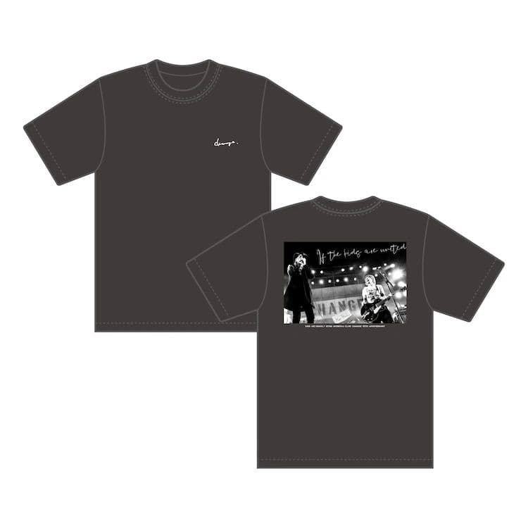 横山健 × チバユウスケ コラボフォトTシャツ photo by 石井麻木