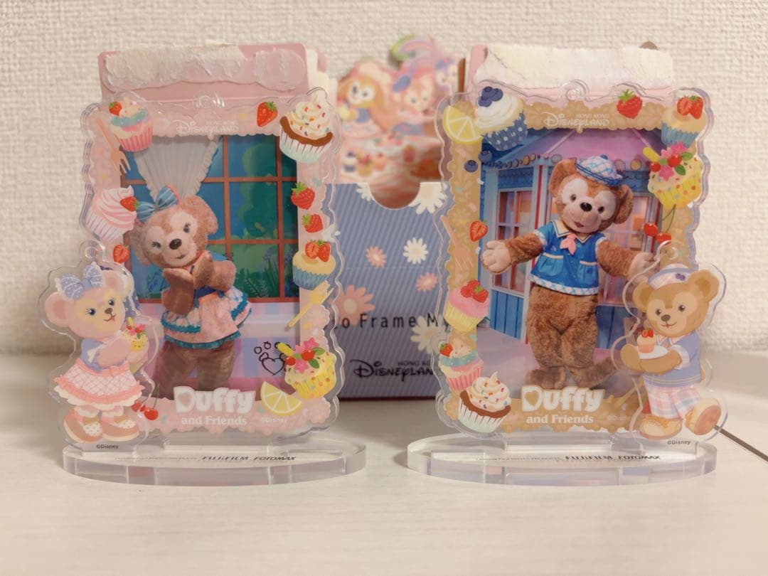ダッフィー アクスタ フォトスタンド 香港ディズニー リーナベル 20周年