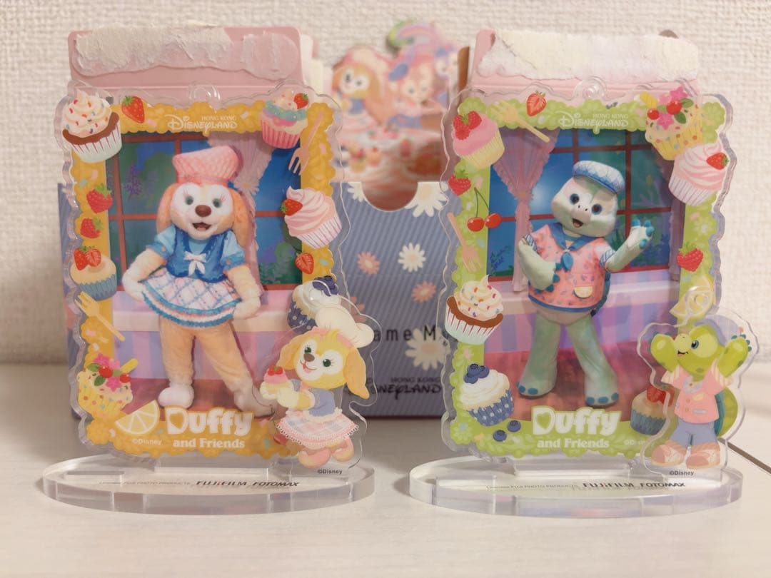 ダッフィー アクスタ フォトスタンド 香港ディズニー リーナベル 20周年