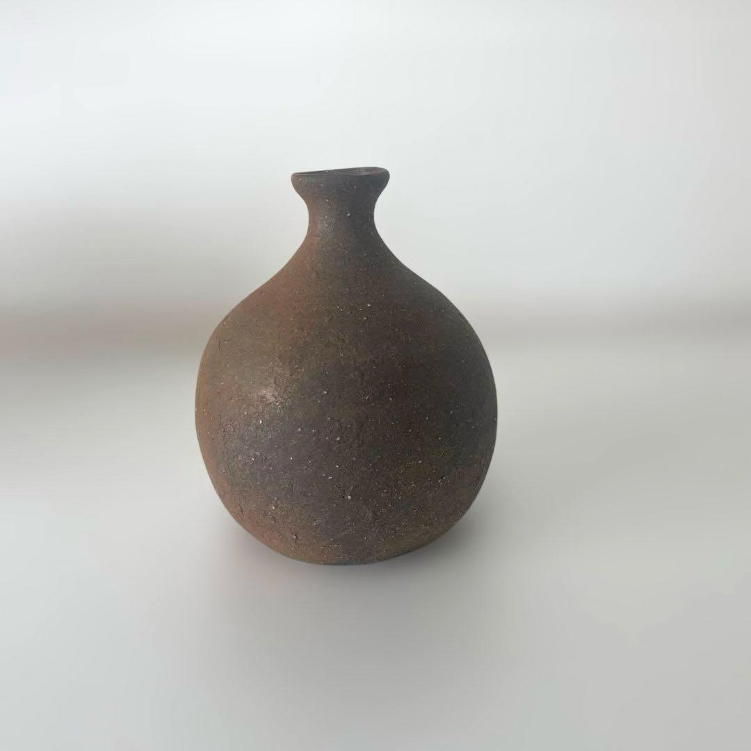 伊部徳利　備前焼　金重有邦作　木箱付き