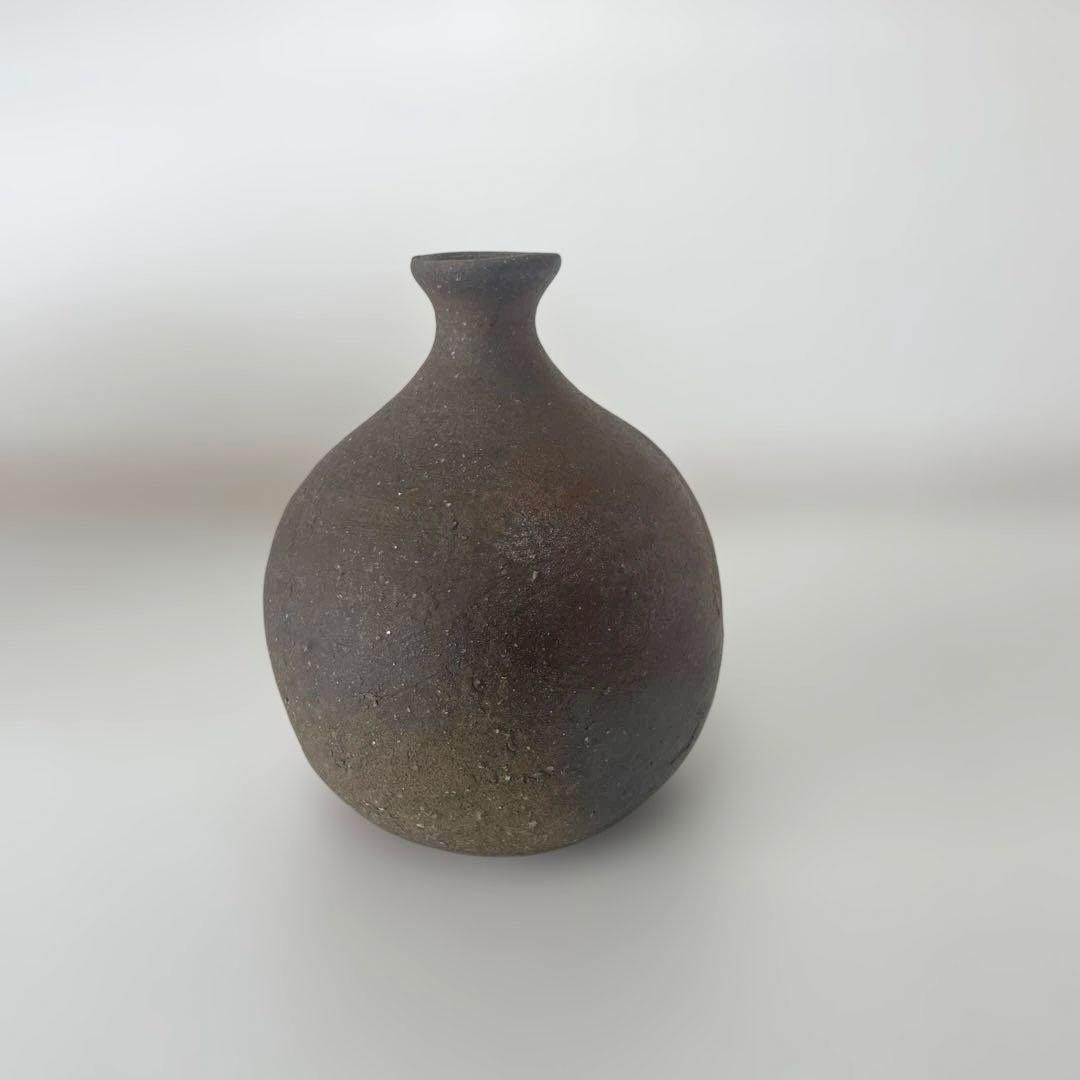 伊部徳利　備前焼　金重有邦作　木箱付き