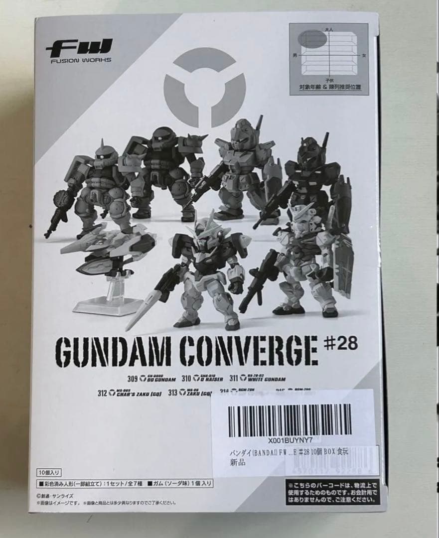 ガンダムコンバージ　27弾，28弾　セット