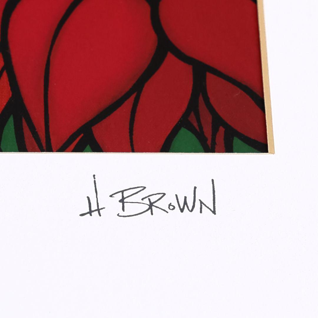 Lサイズ　Heather Brown 『 ノースショア レインボウ 』