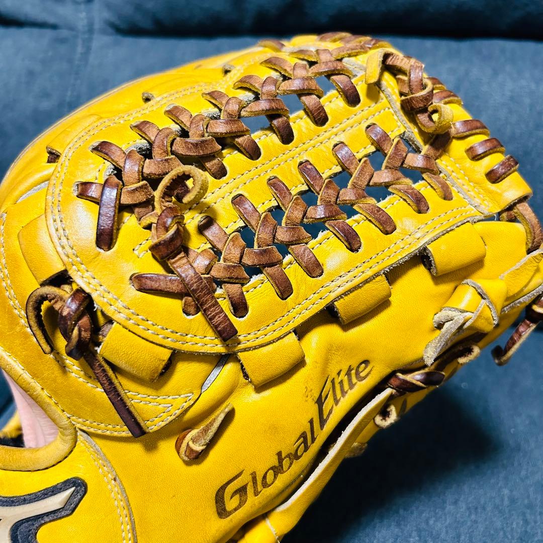 ミズノ グローバルエリート 一般軟式内野用グローブ　Lv 超人気