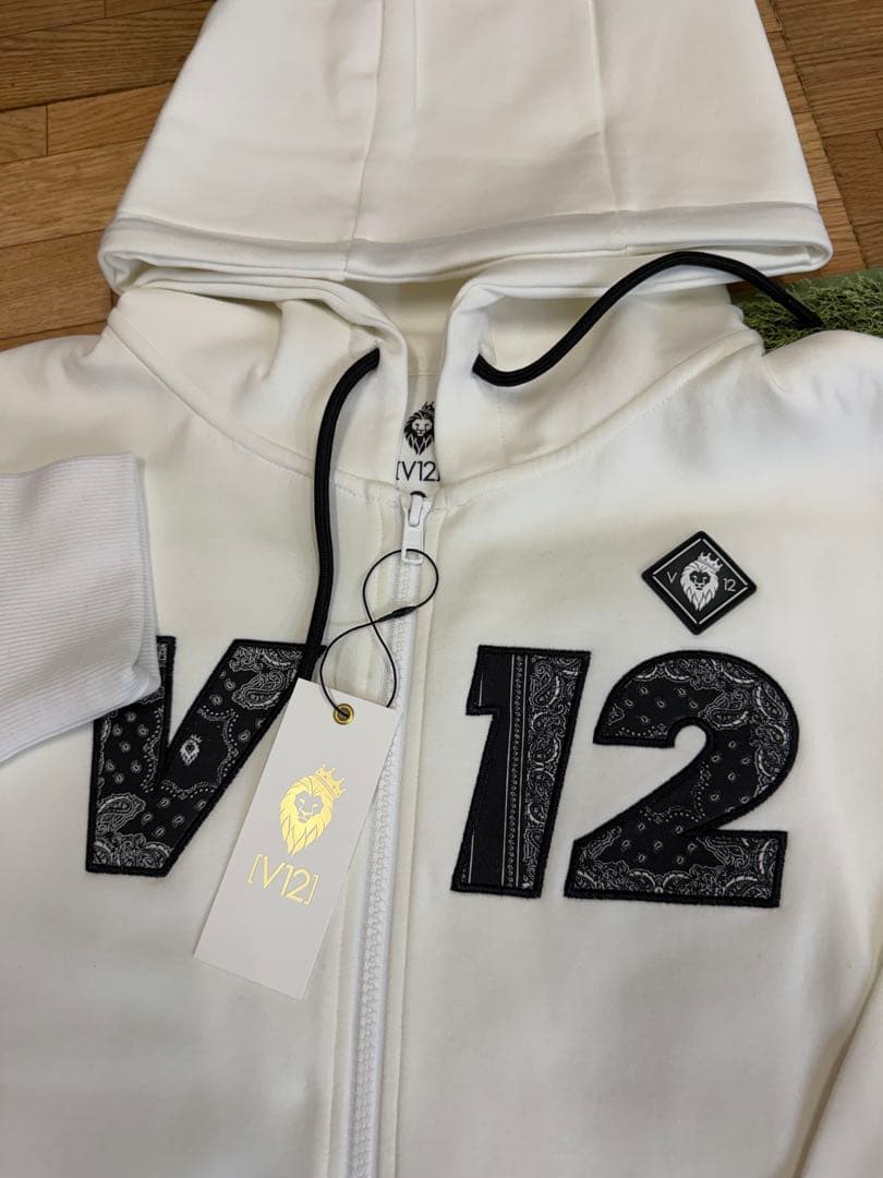 新品正規品V12/XL】BANDANA LOGO PARKA パーカースウェット
