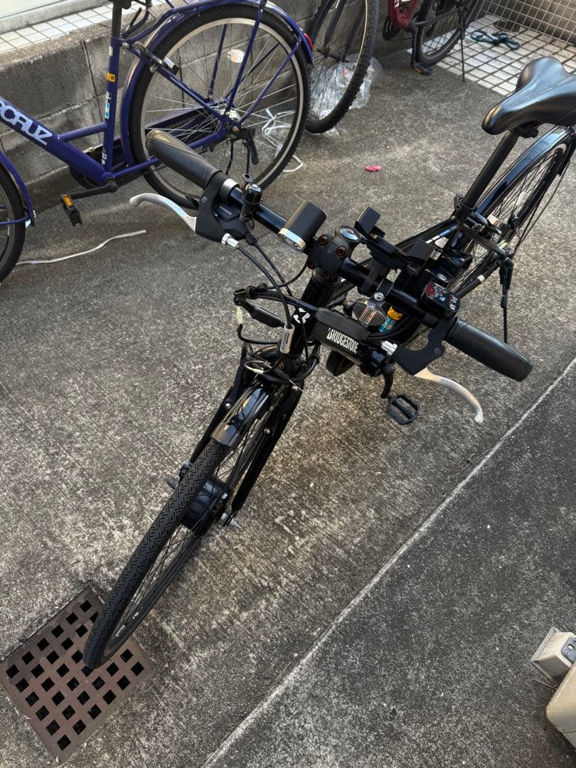 BRIDGESTONE アシスト電動自転車ブラックブリヂストン tb1e 手渡し