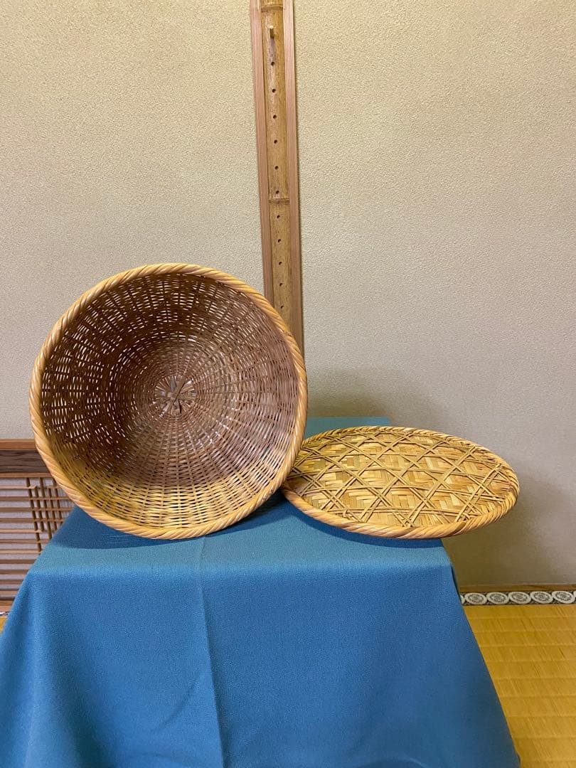 【本日限定】茶道具/竹飯器 竹編籠飯器 朝茶事 刻印 懐石道具