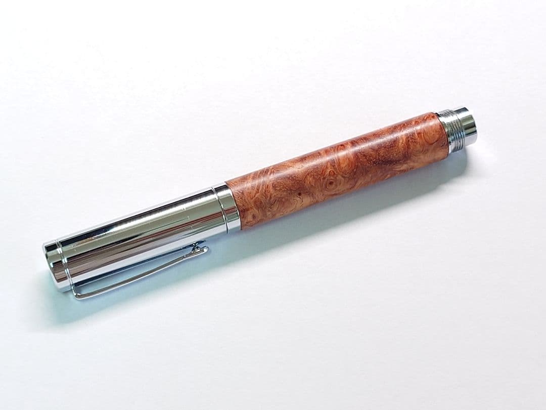 craftA　万年筆　細字　花梨瘤