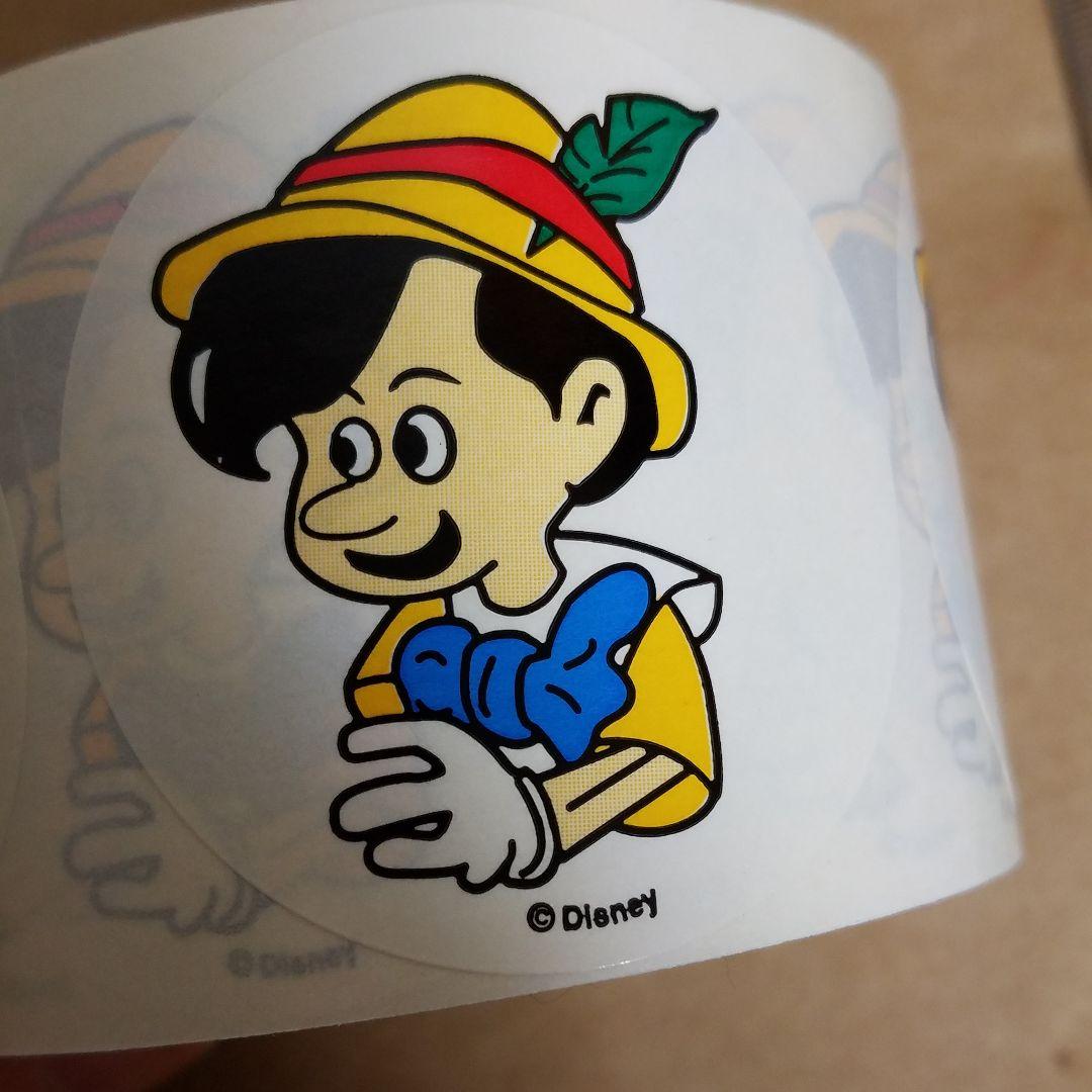 ディズニー　ピノキオ　ロールシール