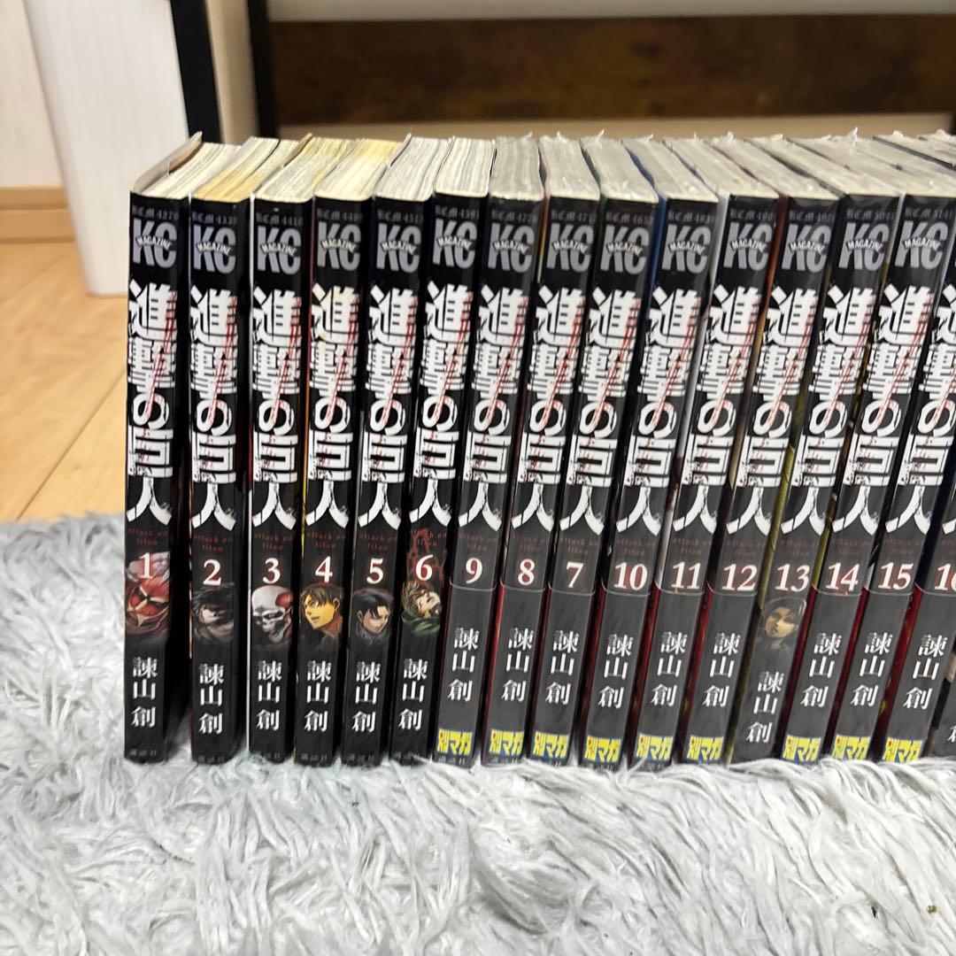 【早い者勝ち】 新品 進撃の巨人 全巻 1~34巻 ＋おまけ付き