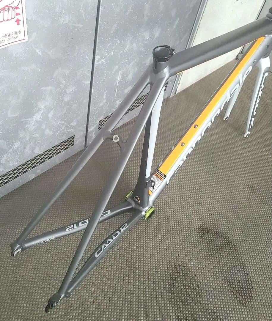 Cannondale CAAD12 ロードバイクフレーム シルバー/オレンジ