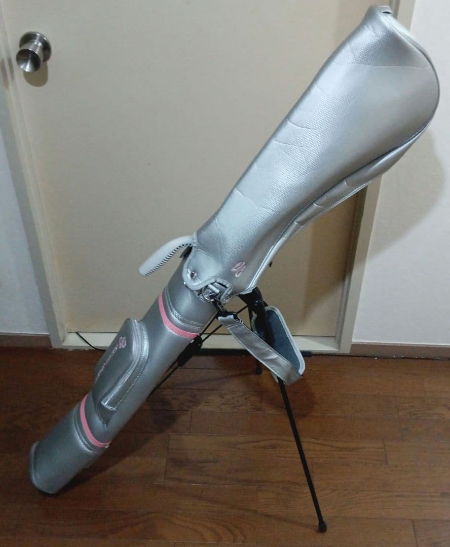 【美品/送料込】レディース キャディーバッグ/サブバッグ（フード付）