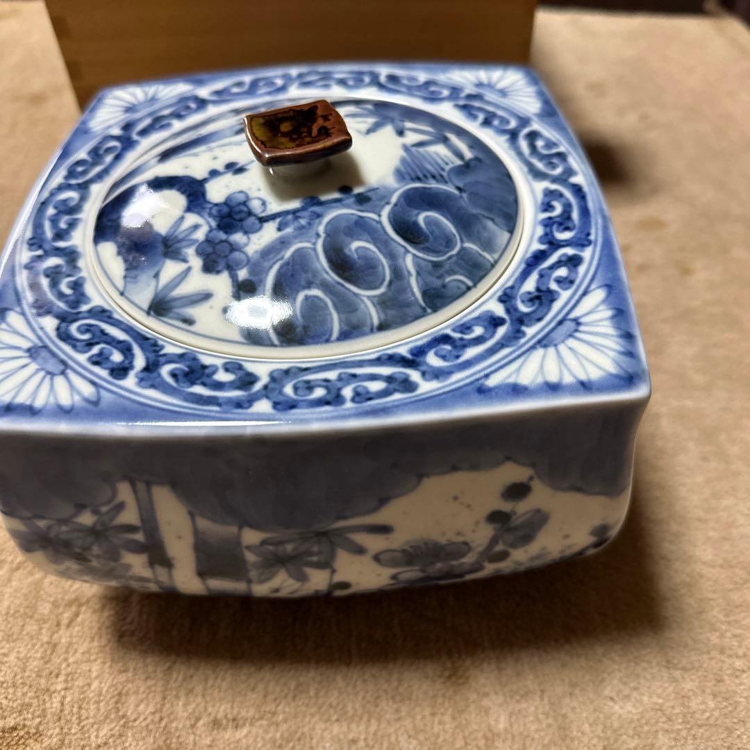 福泉窯　水指型蓋物　有田焼