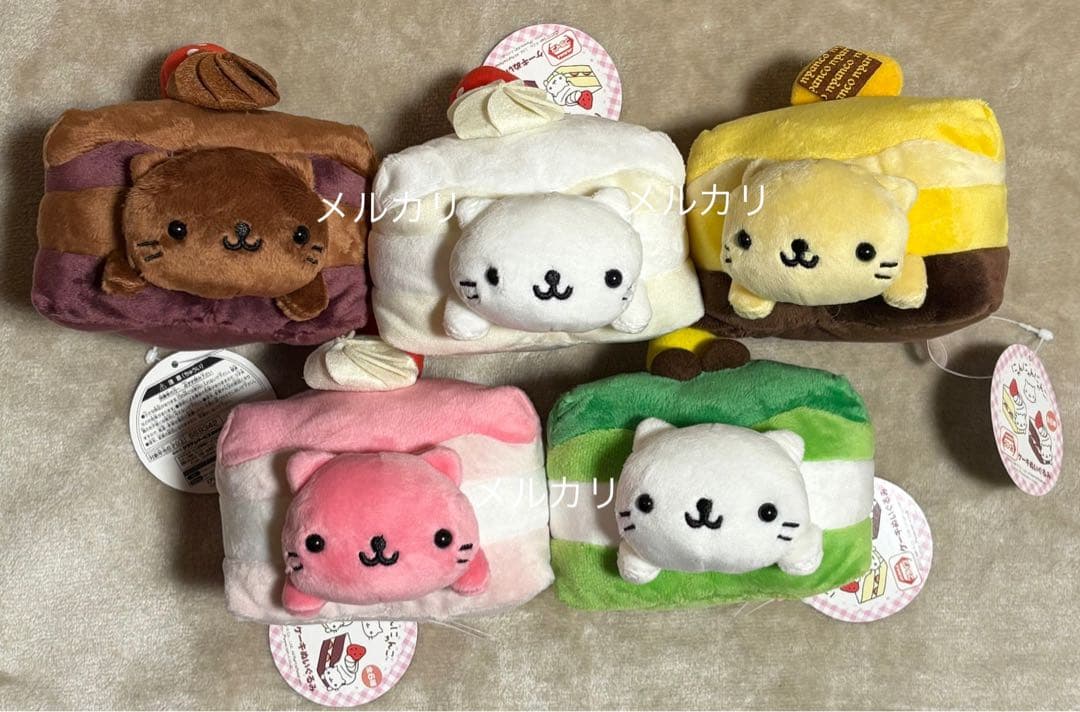 にゃんこカフェ　ぬいぐるみ　ケーキ　プリン　まとめ売り　にゃんにゃんにゃんこ