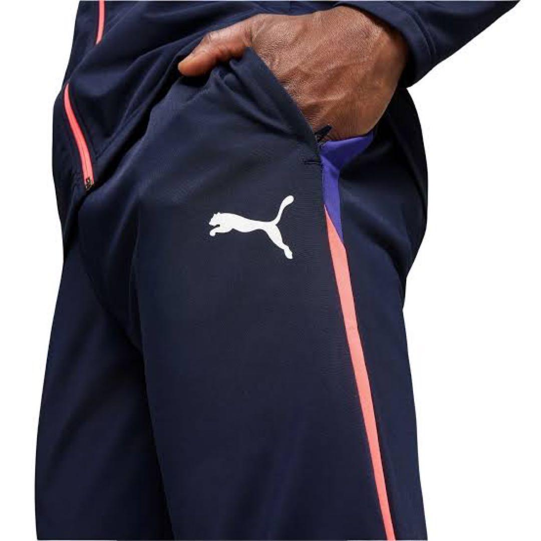 新品 大人気 PUMA プーマ サッカー トレーニングジャージ 上下セット XL